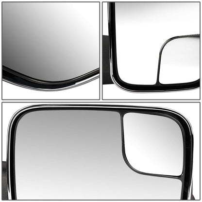 94-02 Dodge Ram Powered LED Towing Mirrors - Chrome Pair