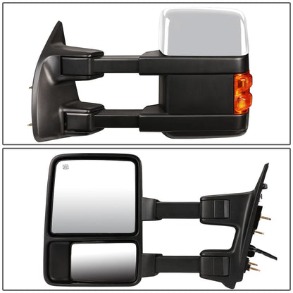99-07 Ford F-250 F-350 F-450 F-550 Super Duty Towing Mirrors Powered Heated