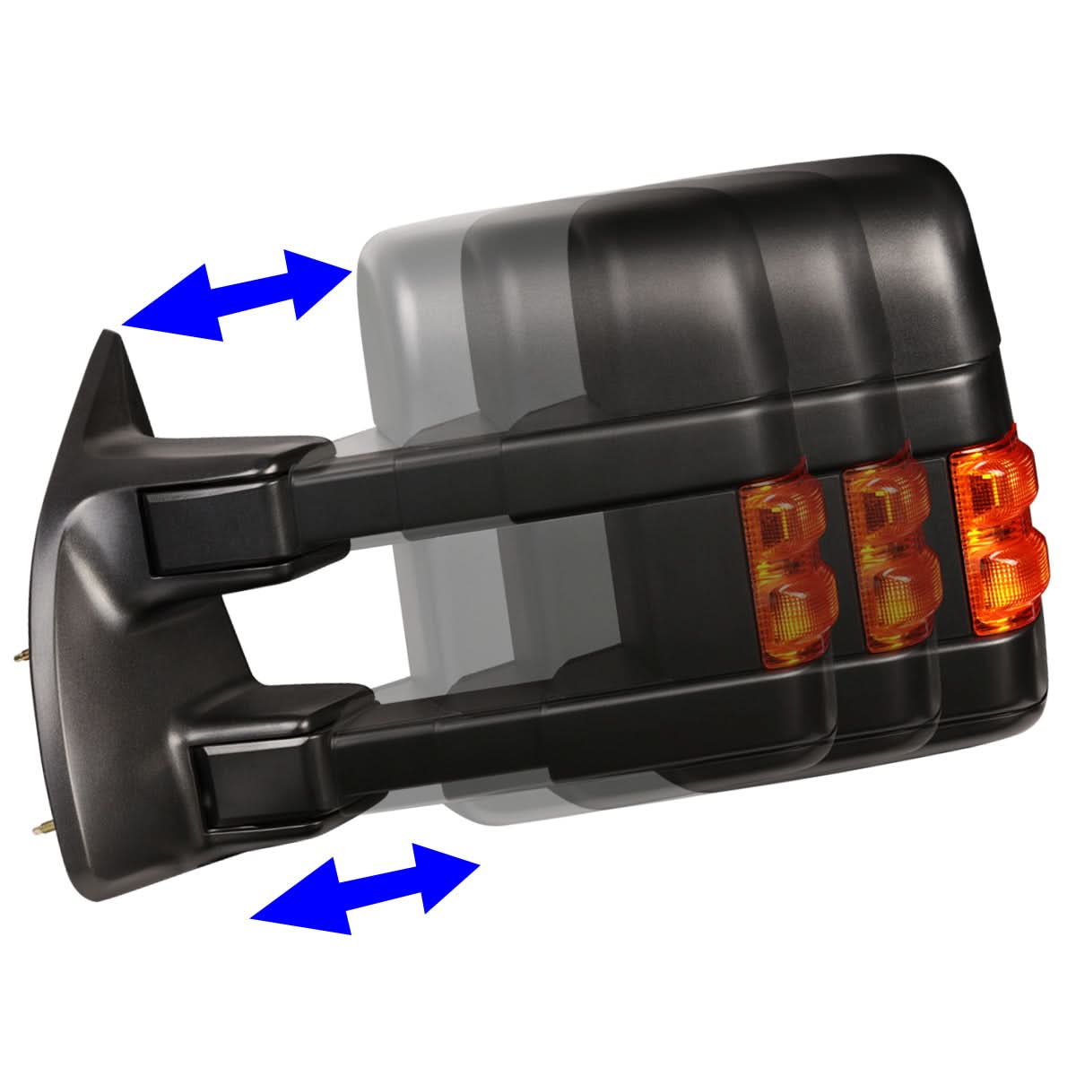 08-16 Ford F-250 F-350 F-450 F-550 Super Duty Left Towing Mirror