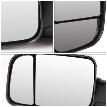 02-08 Dodge Ram 1500 03-09 Ram 2500 3500 Manual Heated Towing Mirrors