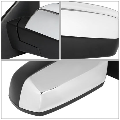14-18 Chevy Silverado GMC Sierra Towing Mirror Left Powered Heated Chrome
