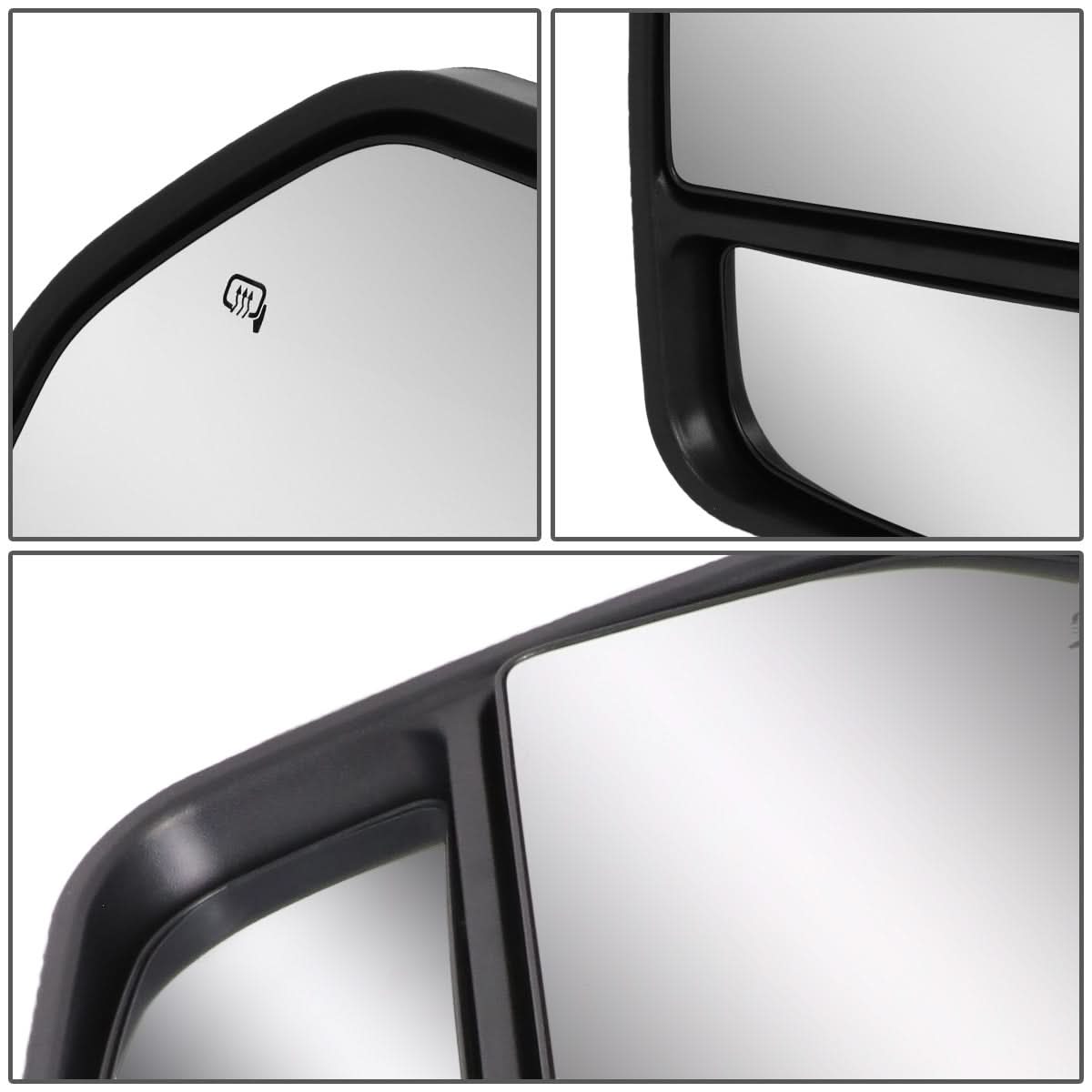 04-14 Ford F-150 Powered Heated Towing Mirrors w/Puddle Light - Chrome