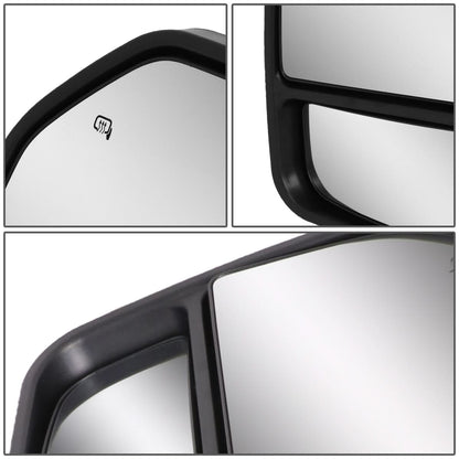 2015-2018 Ford F-150 OE Style Towing Mirrors - Powered Heated Black
