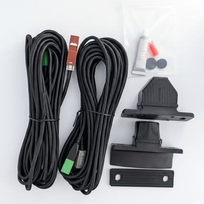 2024+ Toyota Tacoma Digital Rearview Mirror and Bed Camera Relocation Kit for Toppers (4th Gen)