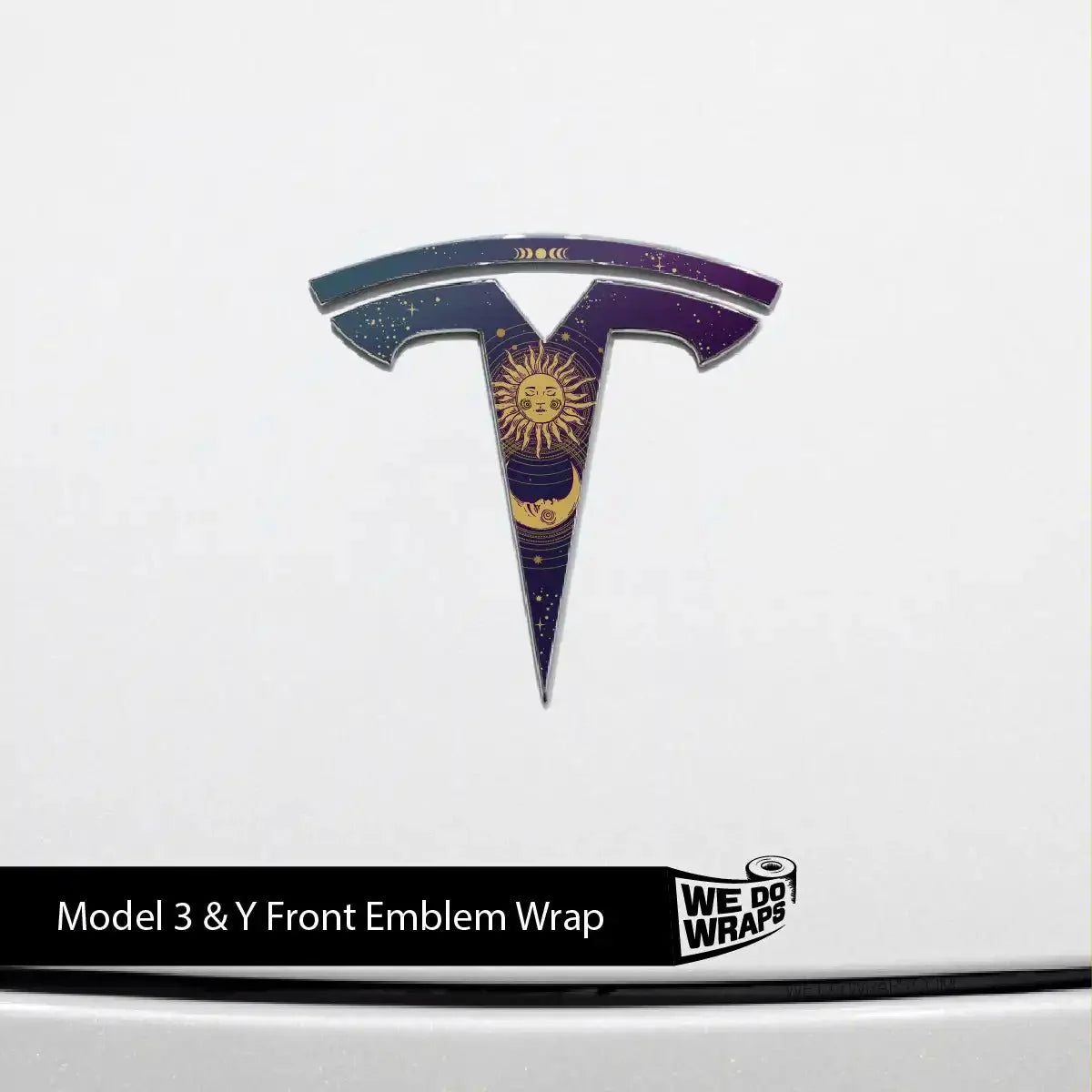 Tarot Sun and Moon Decals (Front + Back) | Model 3
