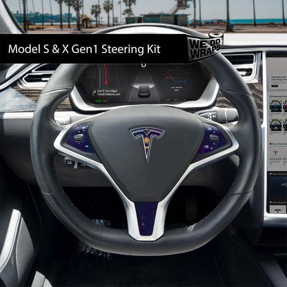 Tarot Sun and Moon Tesla Steering Wheel Wrap | Model S
