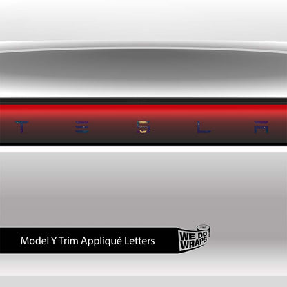 Tarot Sun and Moon Tesla Emblem Decals (Front + Back) | Model Y