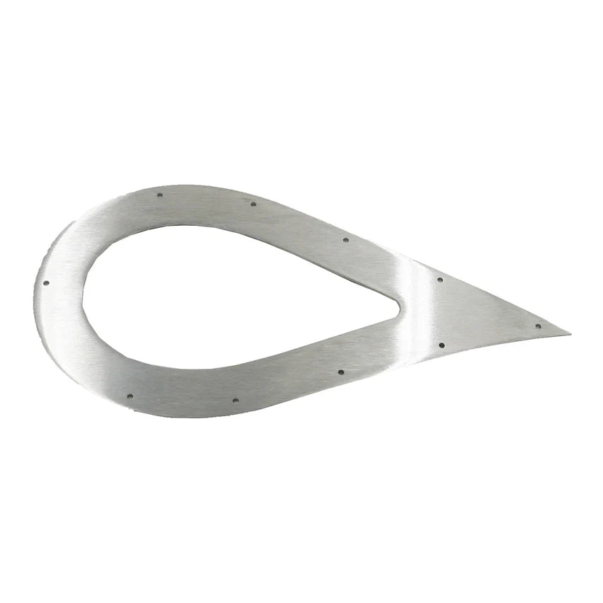 Bull Boost Performance 3" Stainless Steel Teardrop Exhaust Tip Trim Plate