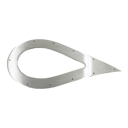 Bull Boost Performance 3" Stainless Steel Teardrop Exhaust Tip Trim Plate