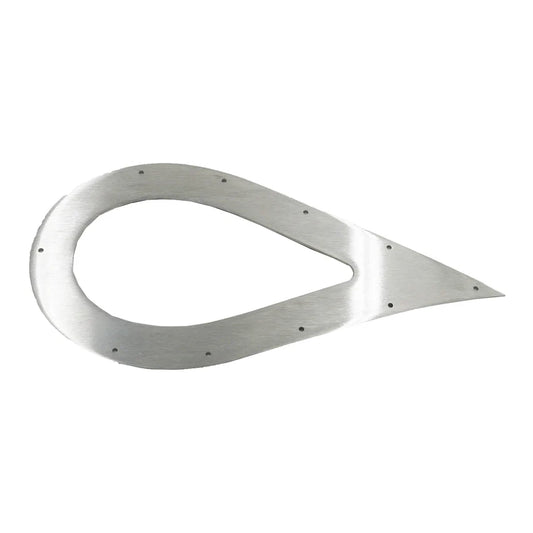 Bull Boost Performance 3" Stainless Steel Teardrop Exhaust Tip Trim Plate