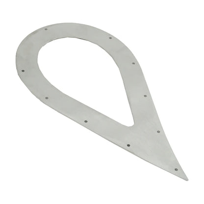 Bull Boost Performance 3" Stainless Steel Teardrop Exhaust Tip Trim Plate