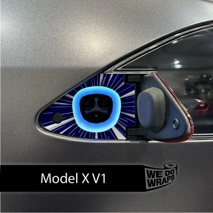 Insane Performance Mode Tesla Charge Port Wrap | Model X