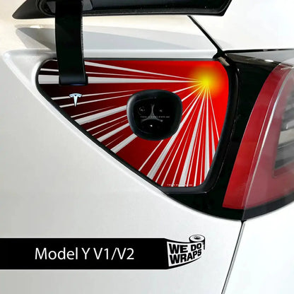 Launch Performance Mode Tesla Charge Port Wrap | Model Y