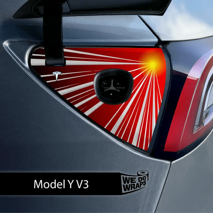 Launch Performance Mode Tesla Charge Port Wrap | Model Y