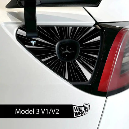 Ludicrous Performance Mode Tesla Charge Port Wrap | Model 3
