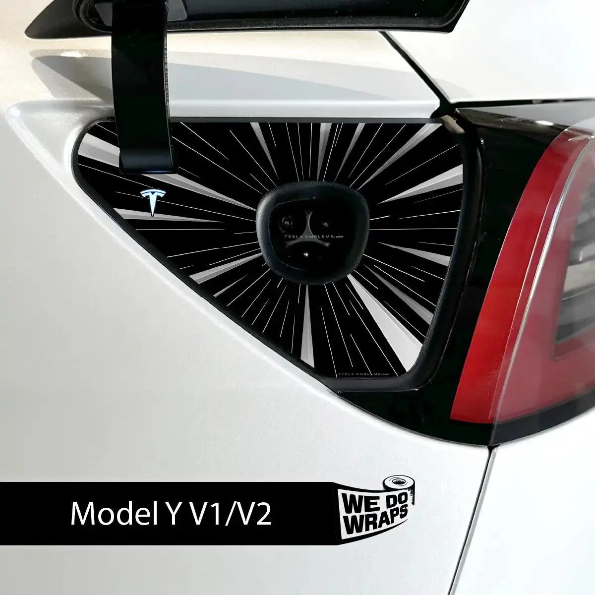 Ludicrous Performance Mode Tesla Charge Port Wrap | Model Y