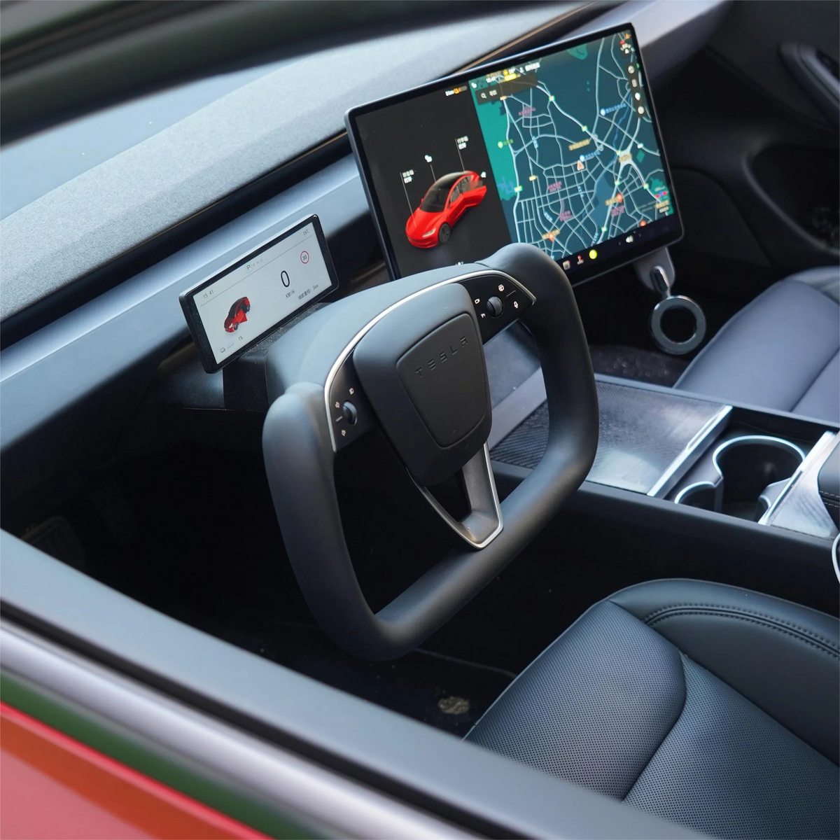 Yoke Plaid Steering Wheel | Tesla Model 3 Highland & Model Y Juniper