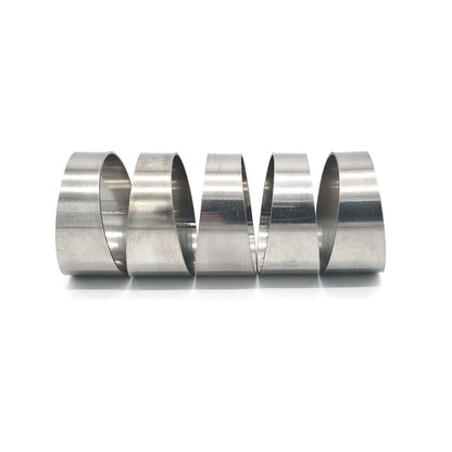 3.000" OD x 0.047" (1.2mm) Long Radius (1.5D) Pie Cut CP1 Titanium (45° Bend - 5 Pieces Total)