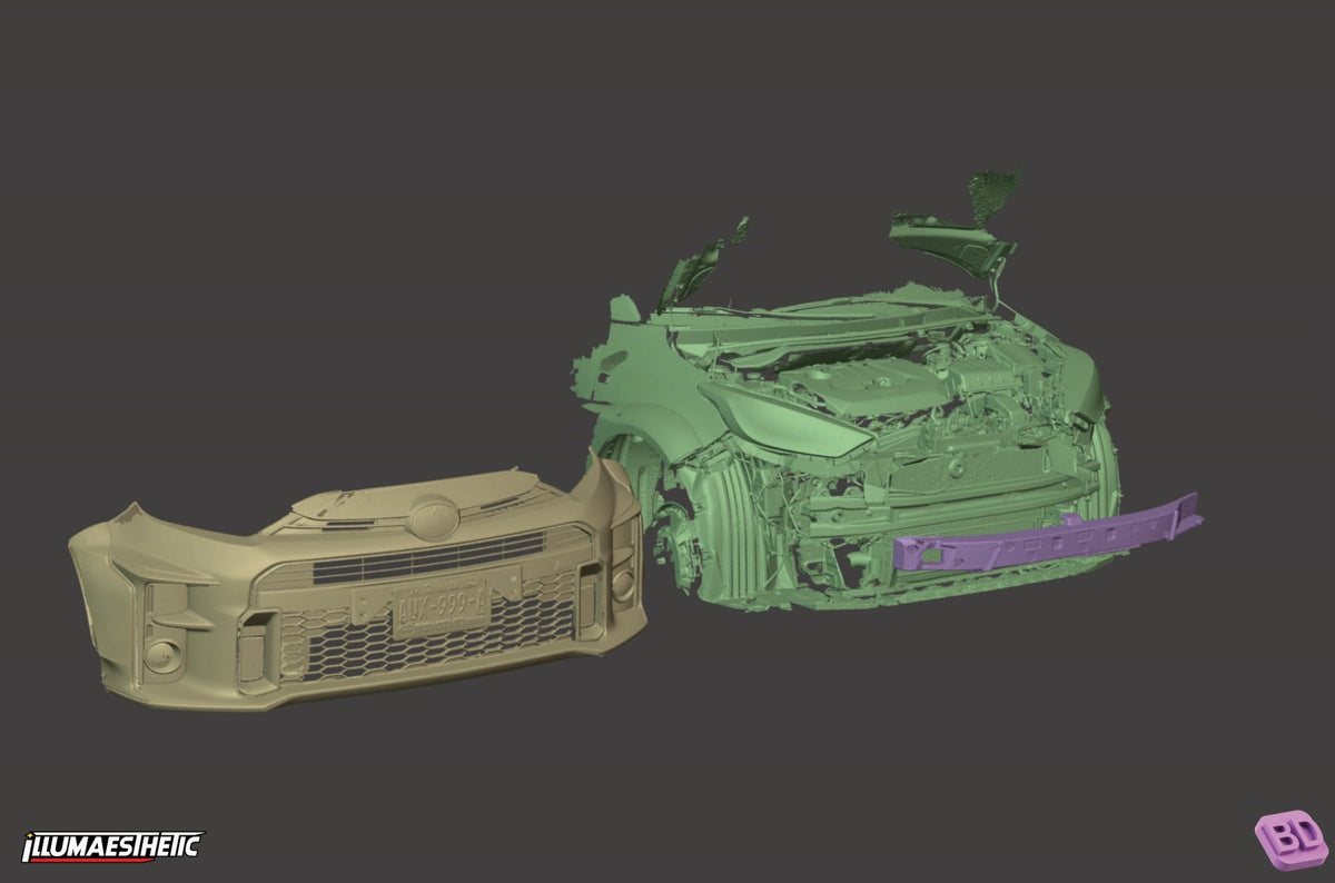 Toyota GR Yaris (GXPA16) 3D Scan (2020-2023)