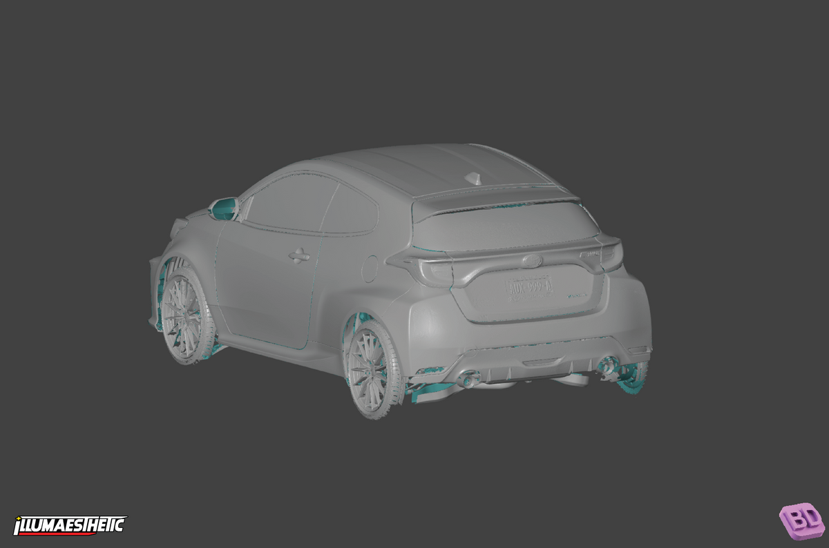Toyota GR Yaris (GXPA16) 3D Scan (2020-2023)