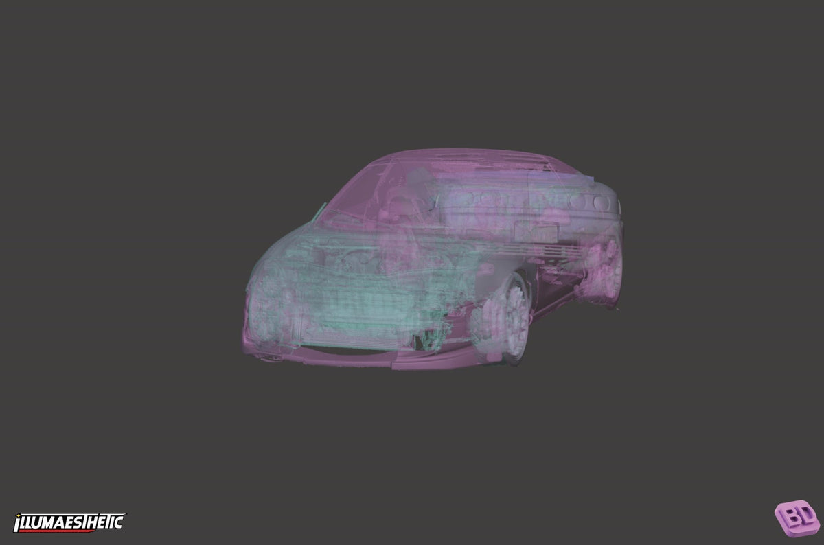 Toyota MR2 (SW20) 3D Scan (1989-1999)