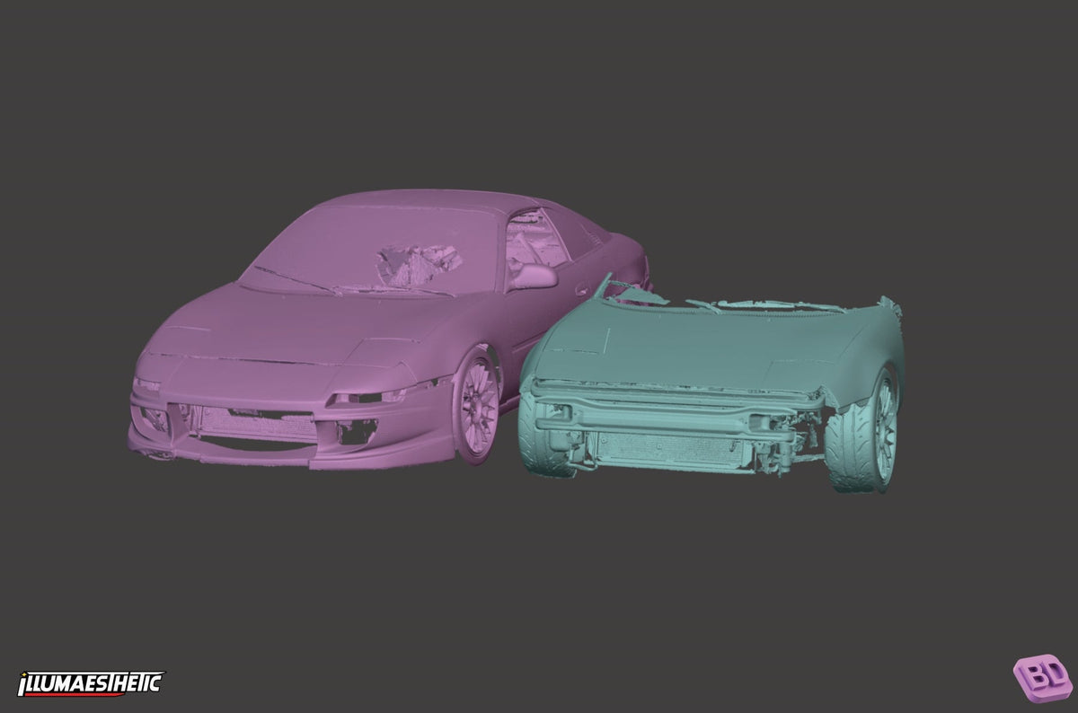 Toyota MR2 (SW20) 3D Scan (1989-1999)