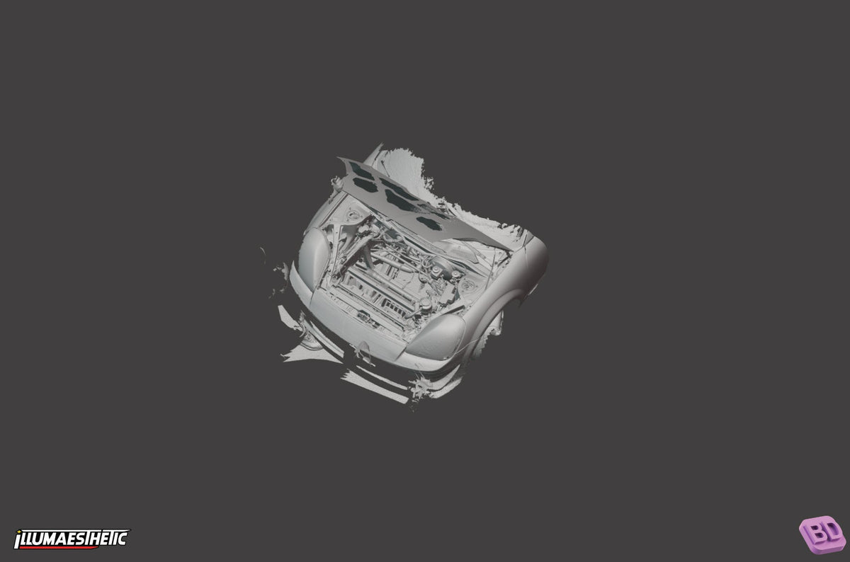 Toyota MR2 Spyder (ZZW30) 3D Scan (2000-2007)