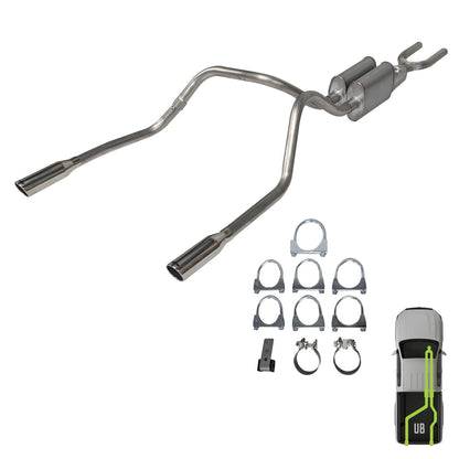 Toyota Tundra, 2014-2021, 5.7L, Clamp/On - MPI Exhaust Cat-Back Dual Exhaust Kits