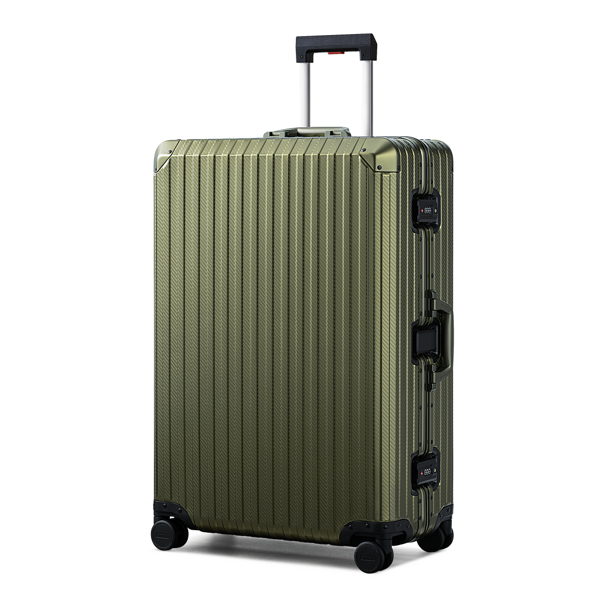 TREVA Aluminum Suitcase Army Green