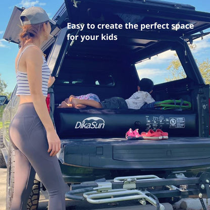 DikaSun 5.5-5.8 Ft Full Size Pickup Truck Bed Air Mattres,Black
