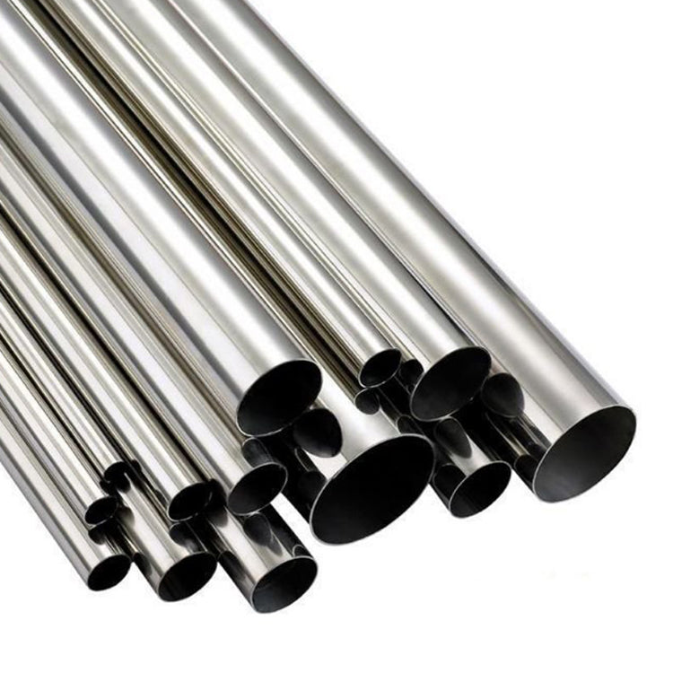 4.000" OD x 14ga (0.083") Round Tube - Brushed Finish - 304 Stainless - 4 Foot Length