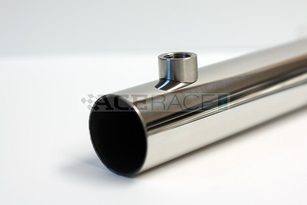 M12 x 1.25 O2 Sensor Bung - Coped for 1.500"-2.500" OD Tube - 6AL4V Grade 5 Titanium