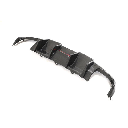 Audi A4 B8 S-Line / S4 Sedan Carbon Fiber Rear Bumper Lip With Brake Light 2008 - 2012