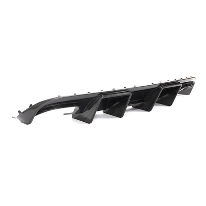 Audi A4 B8 S-Line / S4 Sedan Carbon Fiber JC Style Rear Valance Diffuser 2008 - 2012