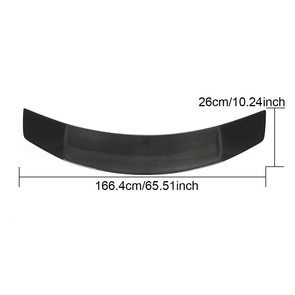 Audi R8 V10 Coupe 4S Gen 2 Dry Carbon Fiber Custom-Style Ducktail Rear Wing Spoiler 2016 - 2018