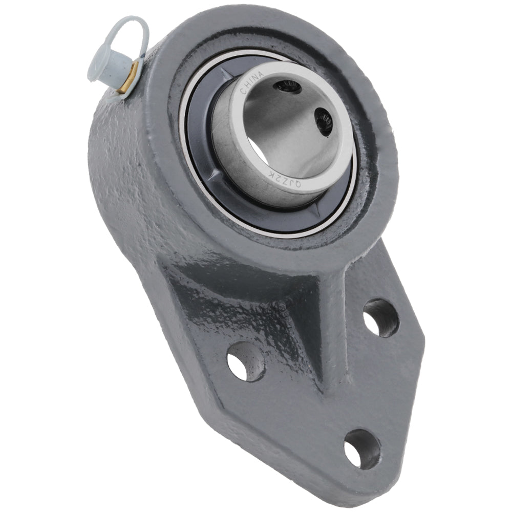UCFB206-19 - 3-Bolt Flange Bracket Mounted Ball Bearing, 1.188"  Bore (ID),  Insert Bearing: UC206-19,  Housing: FB206