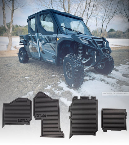 Kawasaki Ridge Crew Rubber Floor Mats