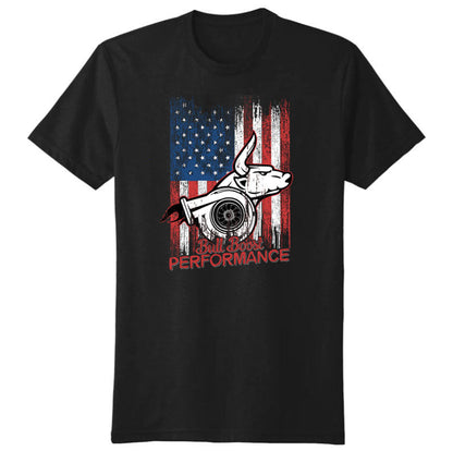 Bull Boost Performance Premium Automotive Cotton Crew Tee Shirts