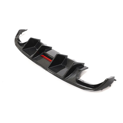 Audi A4 B8 S-Line / S4 Sedan Carbon Fiber Rear Bumper Lip With Brake Light 2008 - 2012