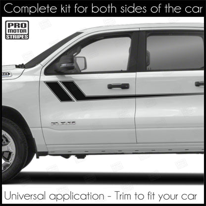 Universal Speed Accent Side Stripes Decals For Truck or SUV
