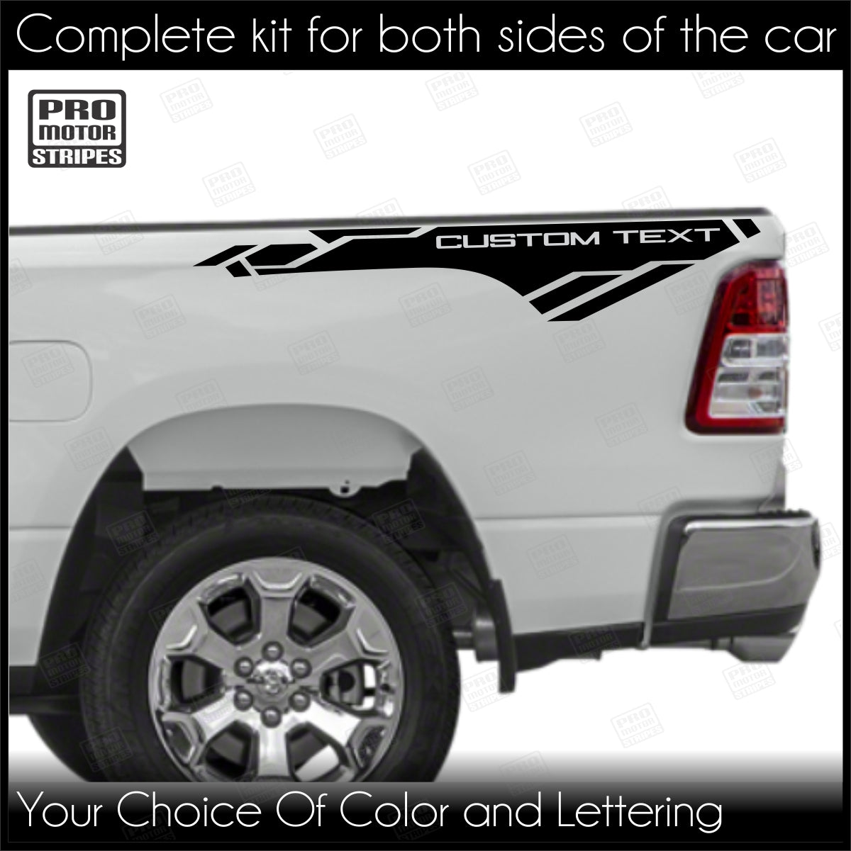 Universal Rear Quarter Bed or Door Accent Stripes For Truck or SUV