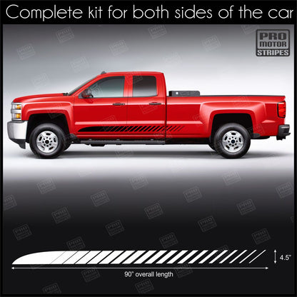 Universal Rocker Panel Stripes For Truck or SUV Style 8