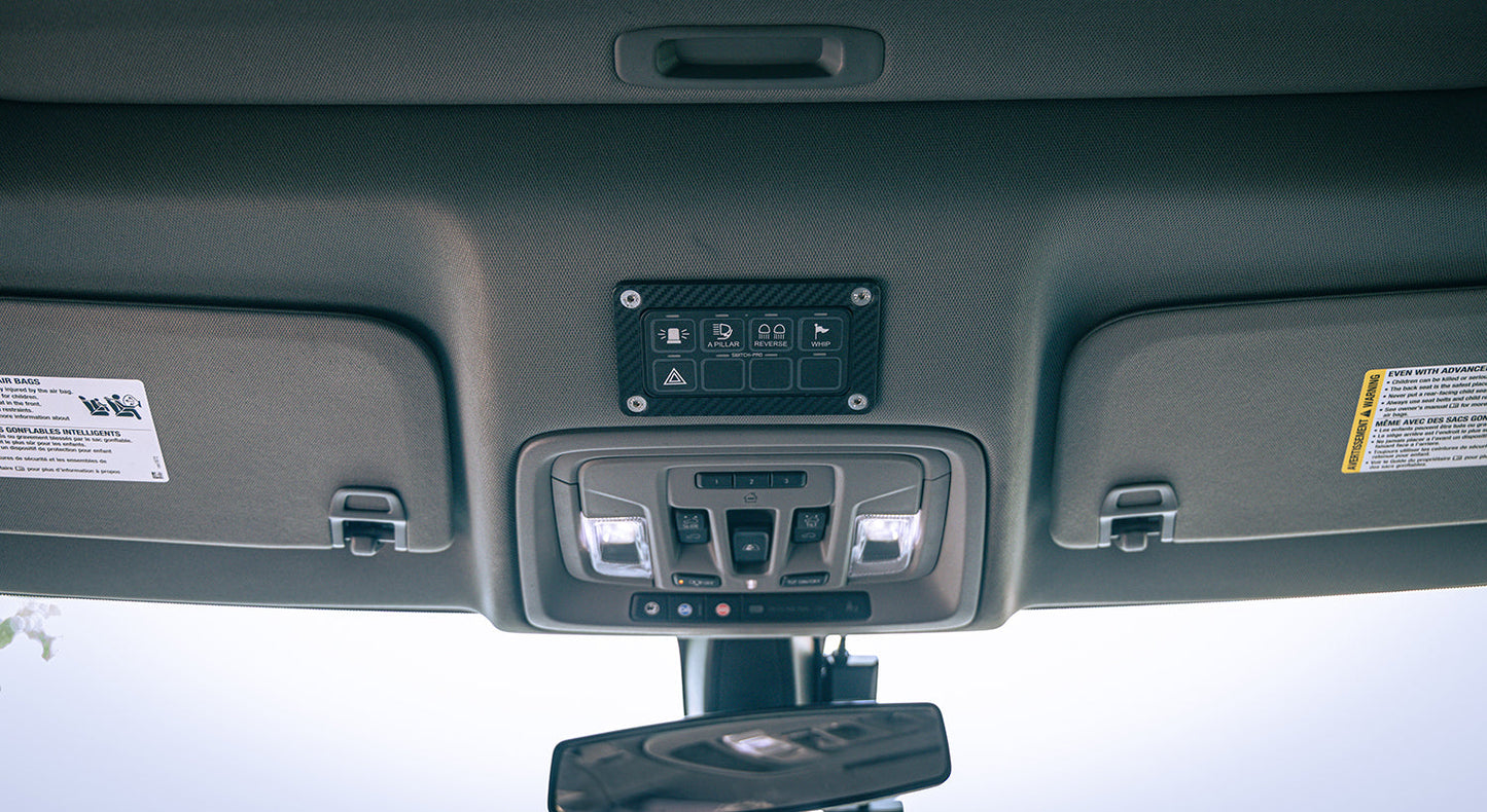 Universal UTV & Truck Switch Panel Mount – Fits Auxbeam, GG Lighting, Infinite Offroad & More
