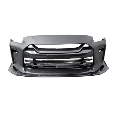 Carbon Fiber Front Bumper with Lip for Nissan GT R R35