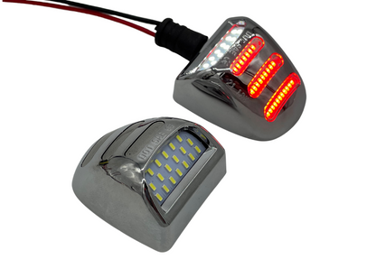 99-07 Full Size GM Pickup LED License Plate Light + Running Light