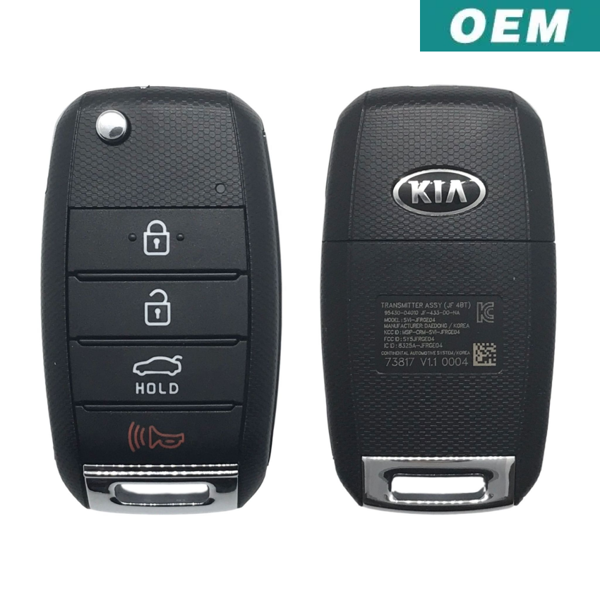 Kia Optima 2016-2020 OEM 4 Button Flip Key SY5JFRGE04 (95430-D4010)