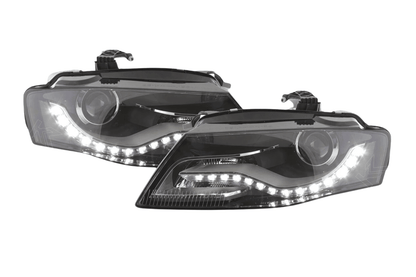 Audi A4 (B8/8K) OE+ Black Headlights - (2008-2011)