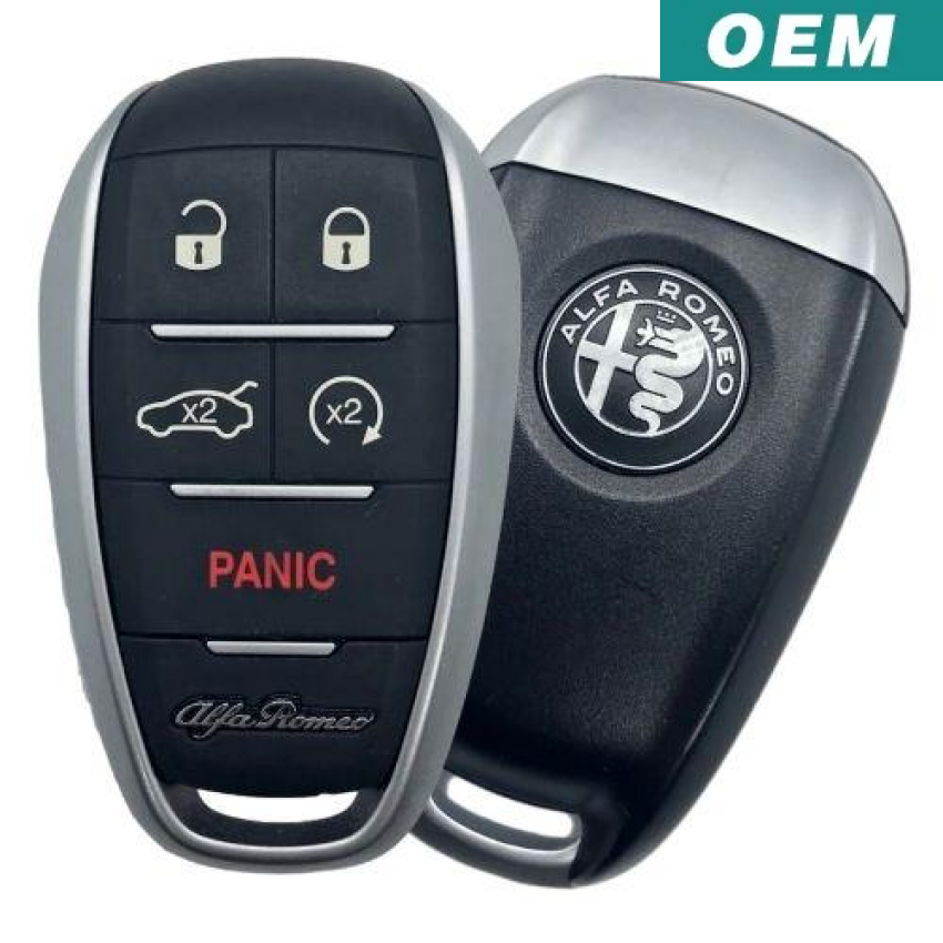 Alfa Romeo Giulia Stelvio 2017-2022 OEM 5 Button Remote FCC: KR5ALFA434