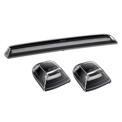 2020-2026+ GMC Chevy HD Smoked White Amber LED Roof Cab Lights