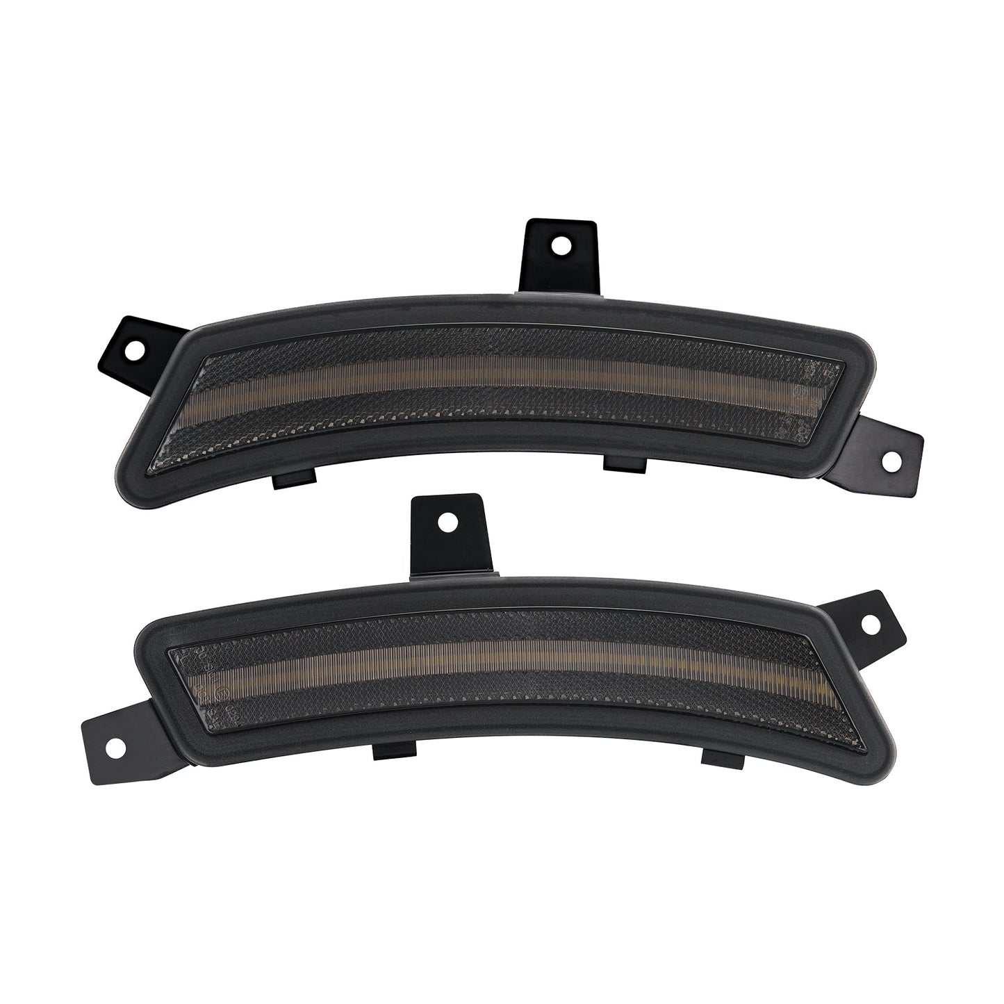 2025+ Yukon, Tahoe, Escalade: White Animated LED Side Marker, Smoked Lens
